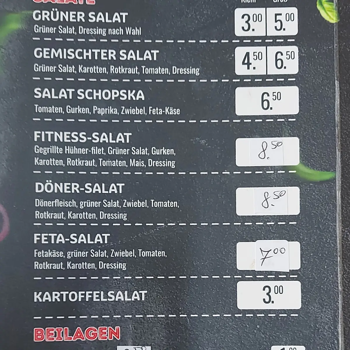 Speisekarte photo 1