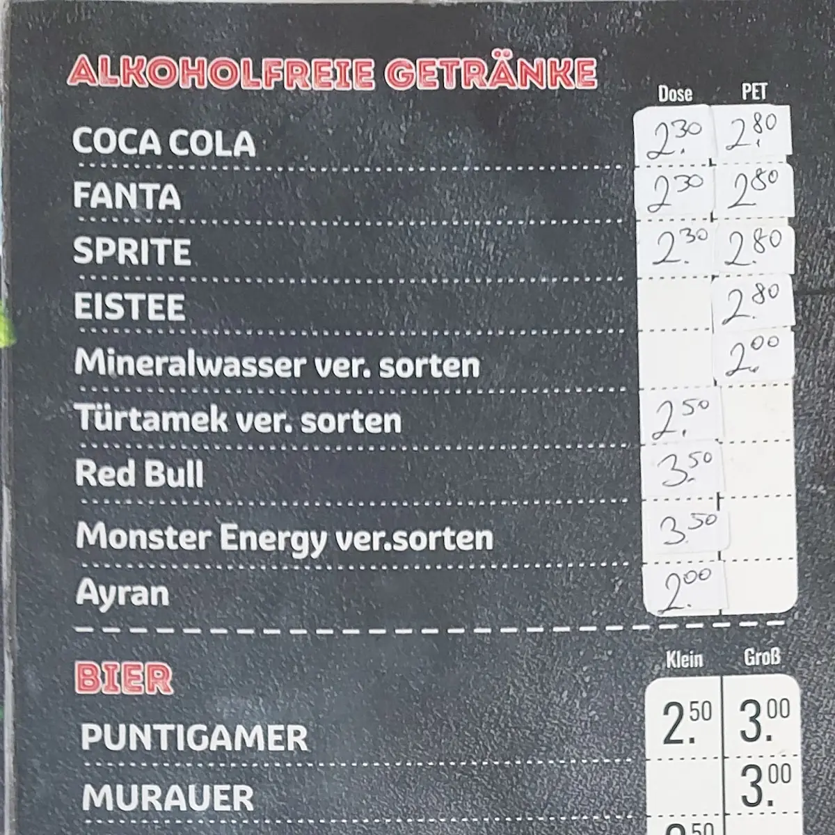 Speisekarte photo 2