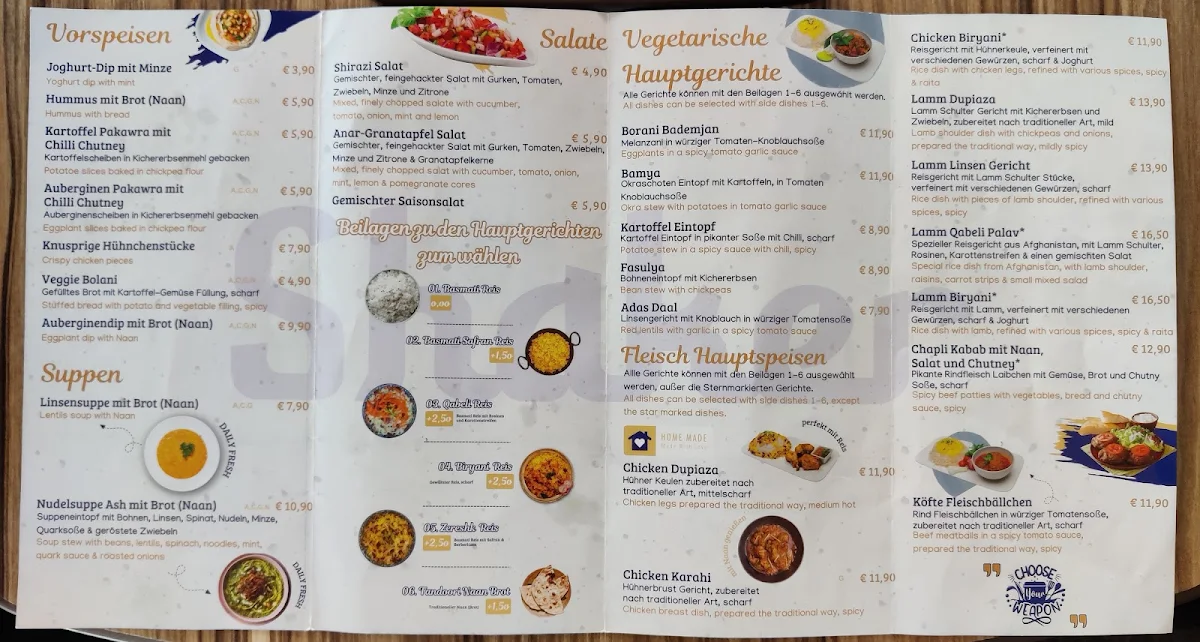 Speisekarte photo 1
