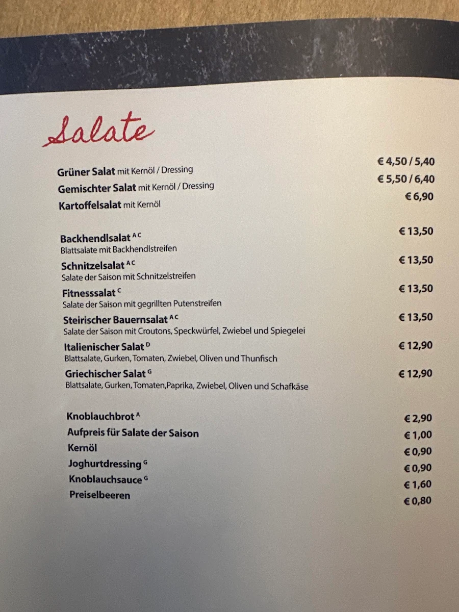 Speisekarte photo 4