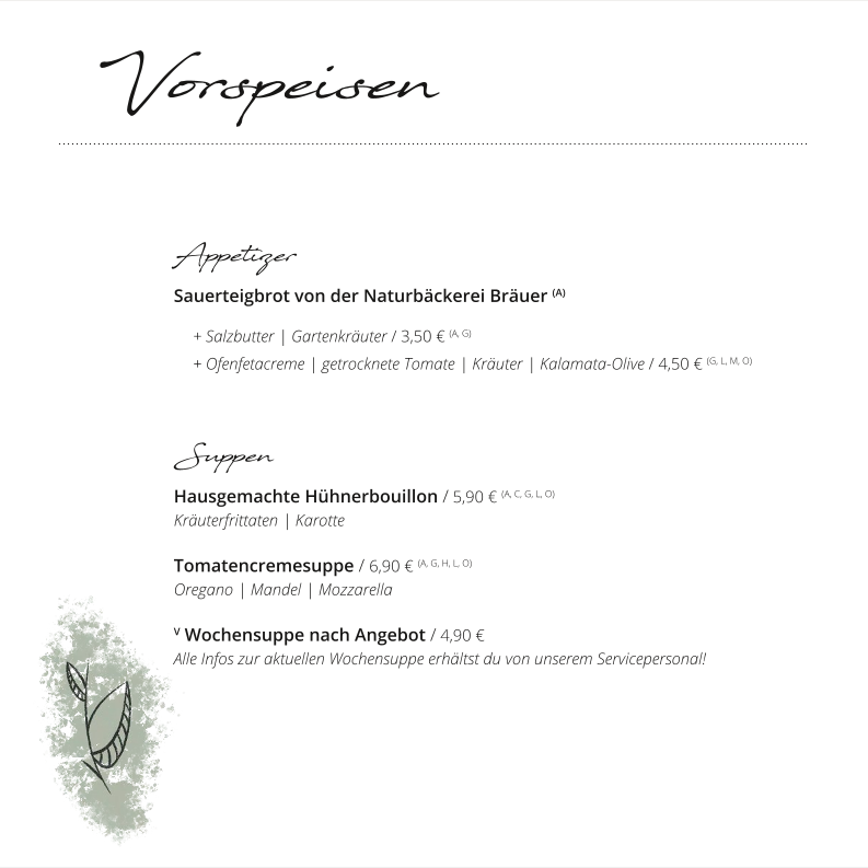 Speisekarte photo 9