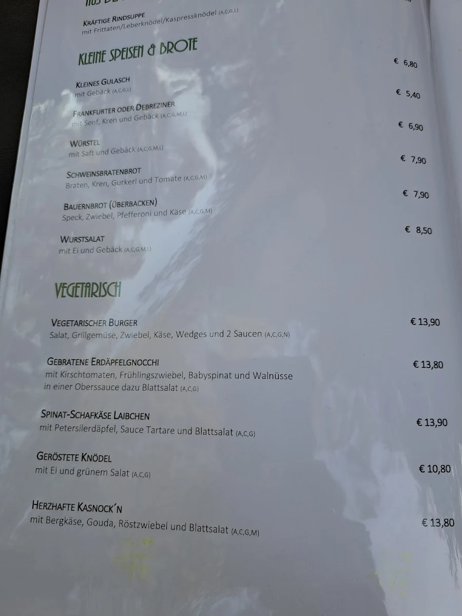 Speisekarte photo 3
