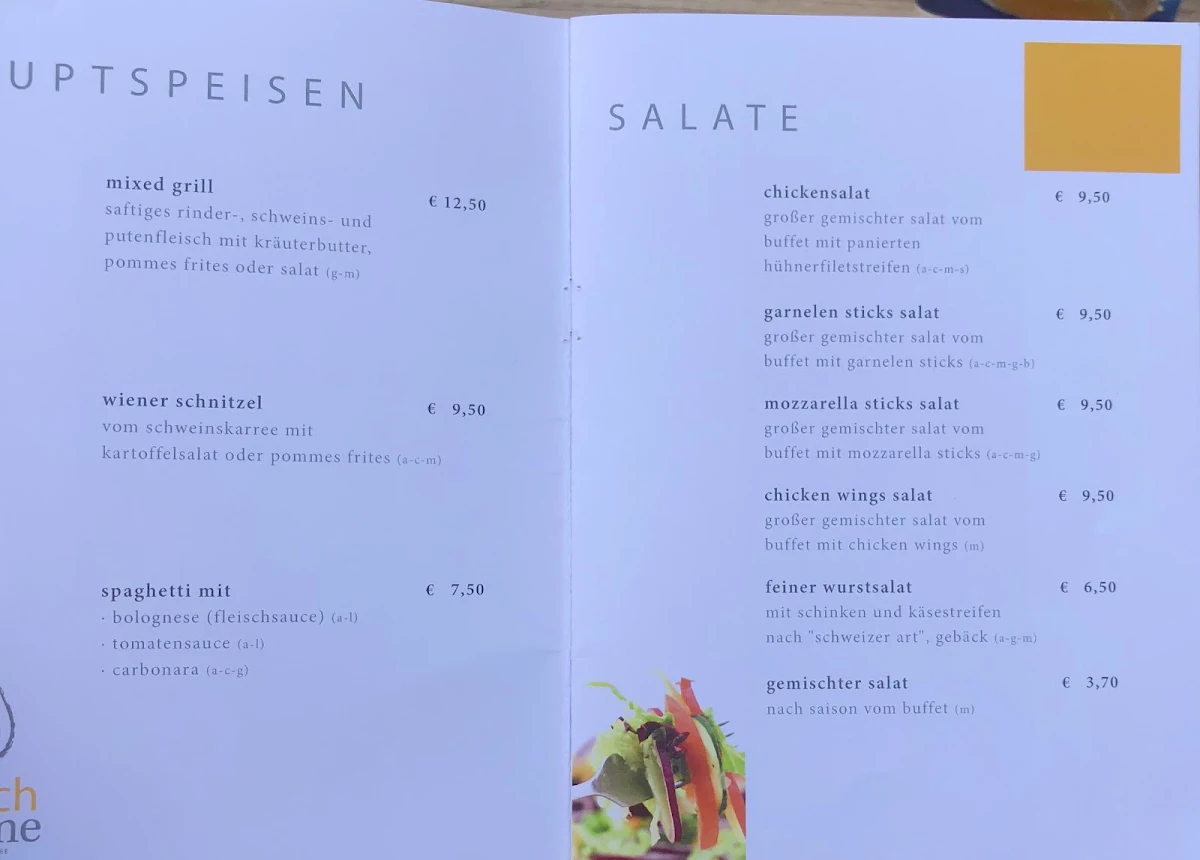 Speisekarte photo 1