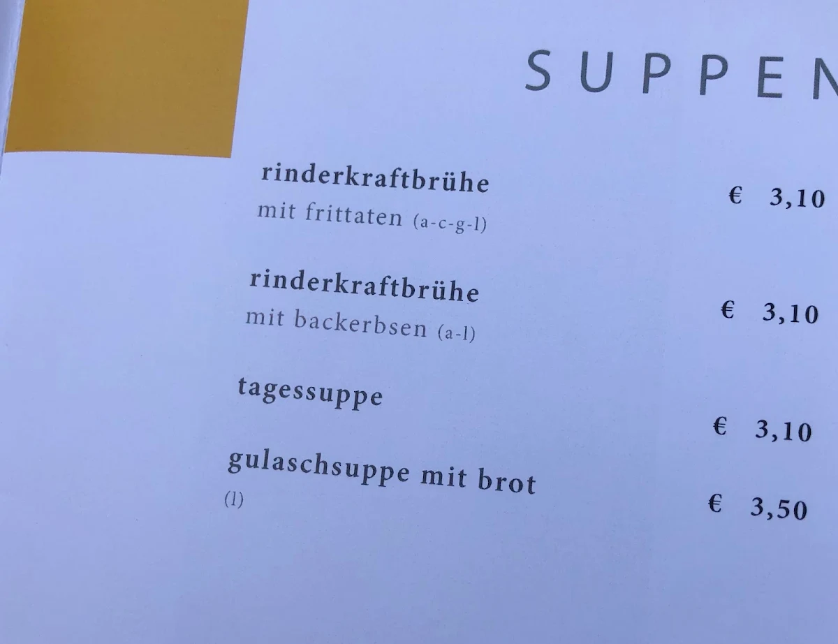 Speisekarte photo 3