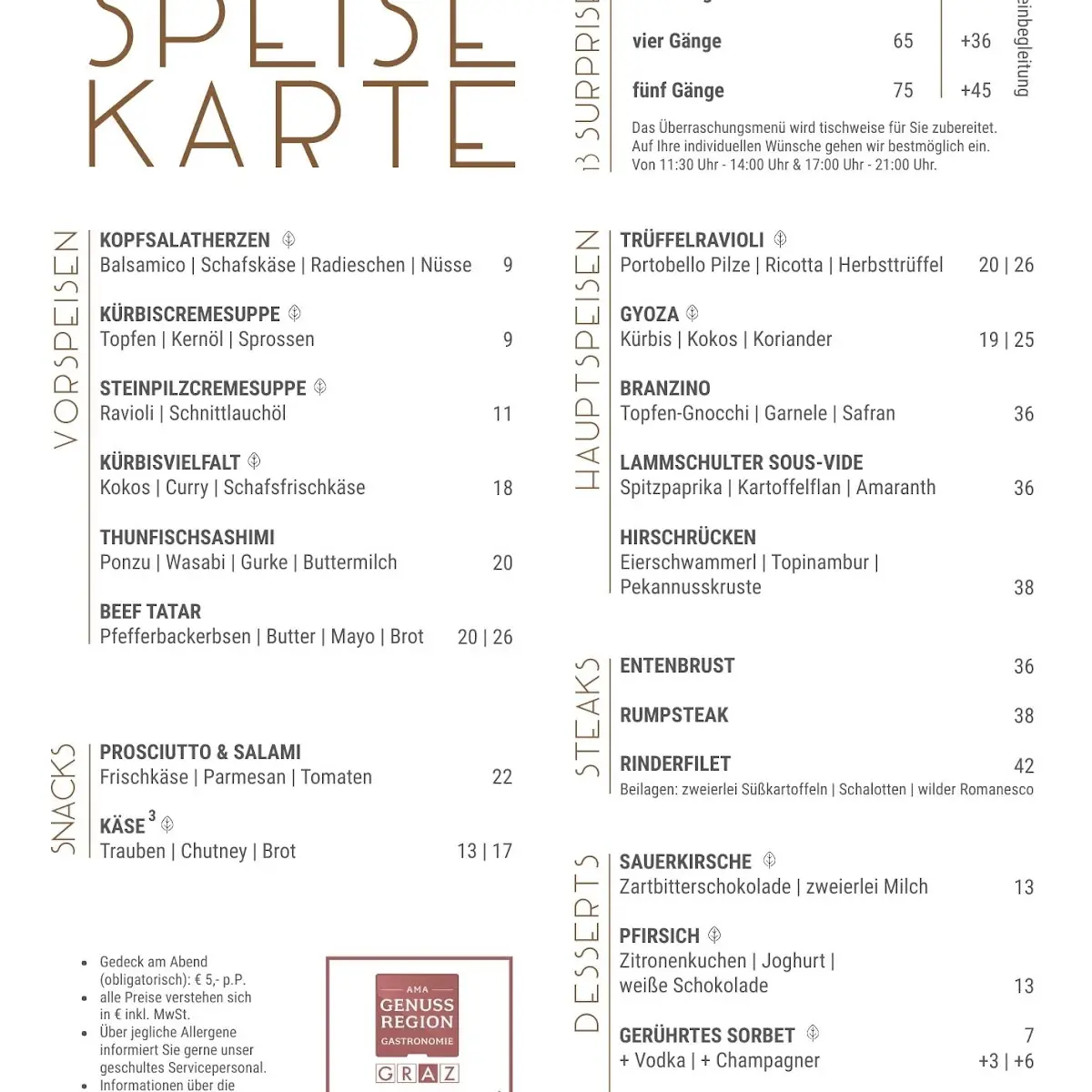 Speisekarte photo 2