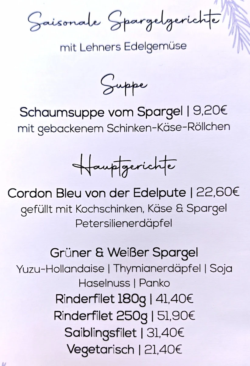 Speisekarte photo 2