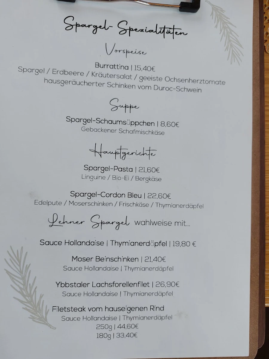 Speisekarte photo 3