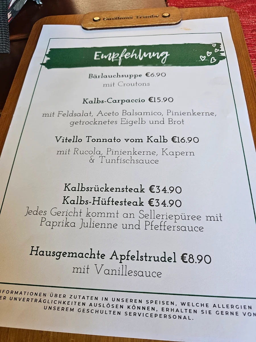 Speisekarte photo 1