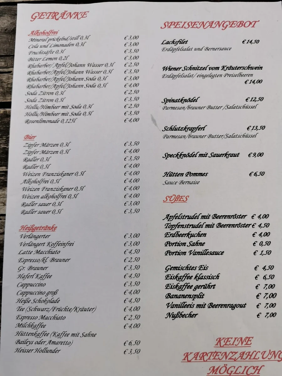 Speisekarte photo 8