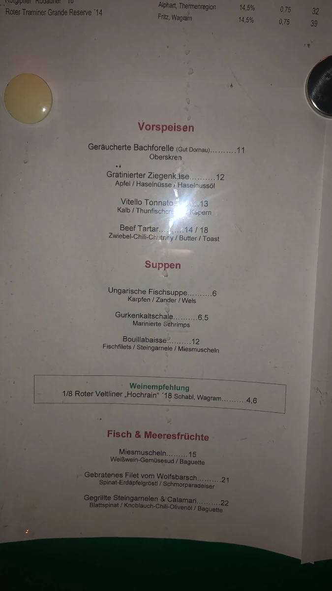 Speisekarte photo 1