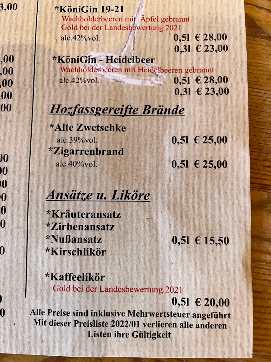 Speisekarte photo 5