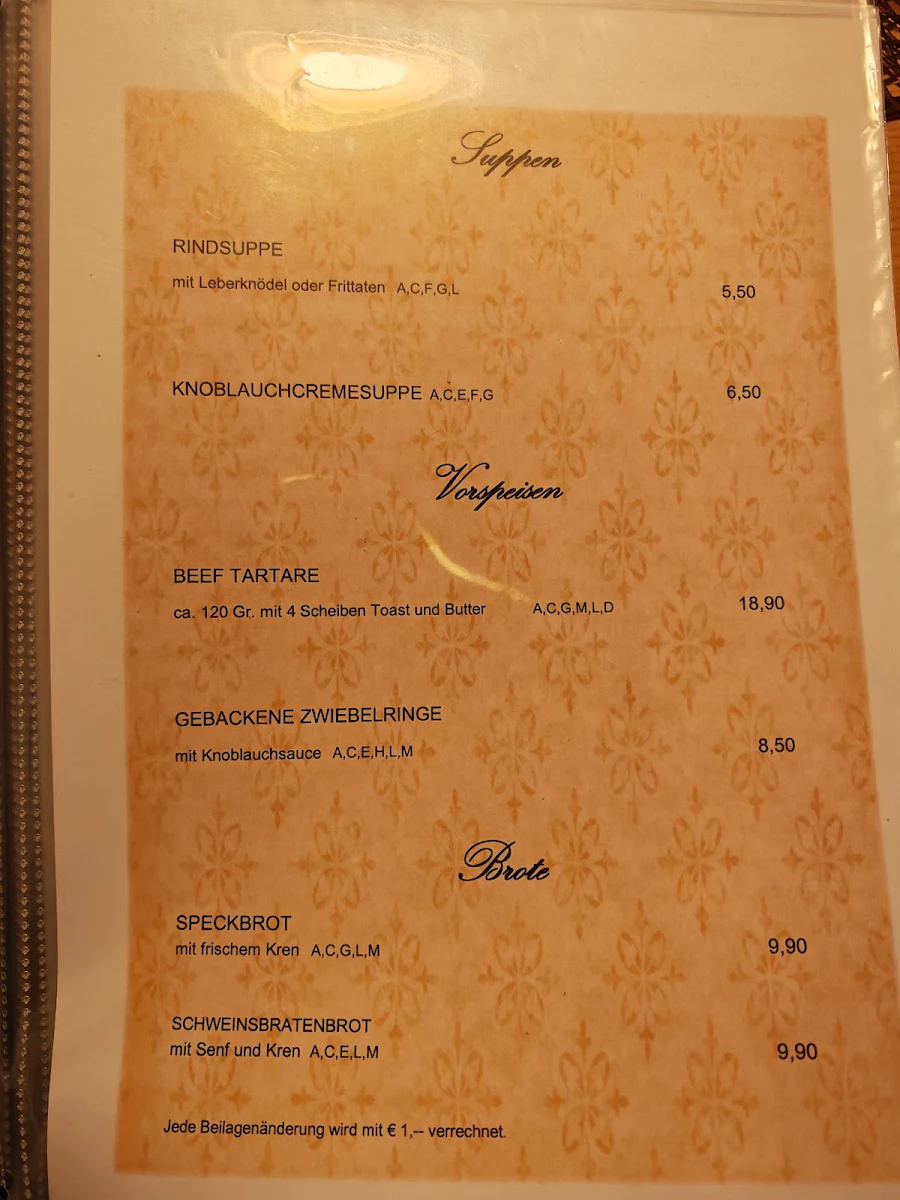 Speisekarte photo 9