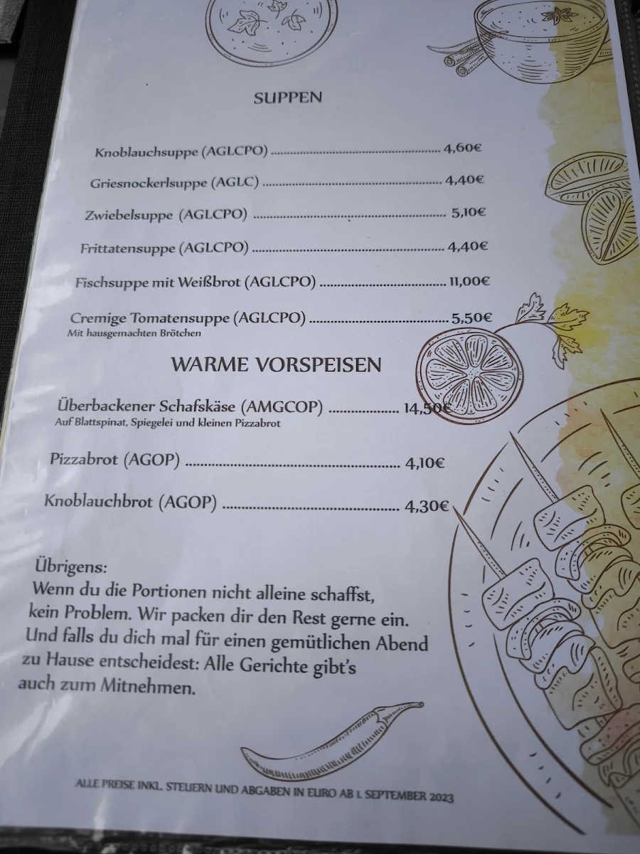 Speisekarte photo 3