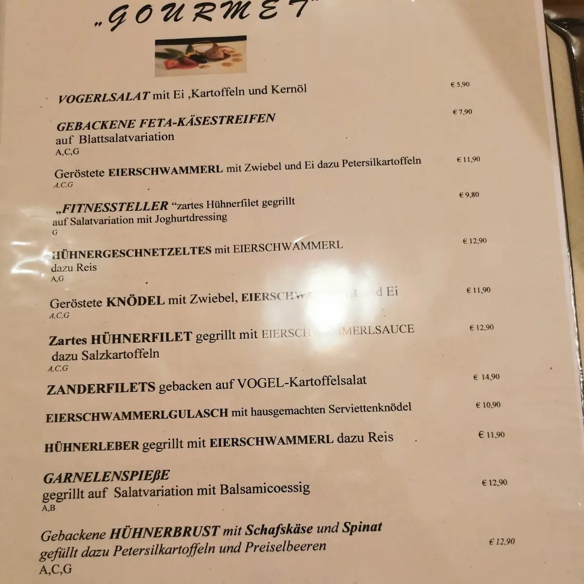 Speisekarte photo 3