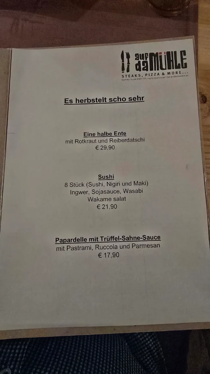 Speisekarte photo 4