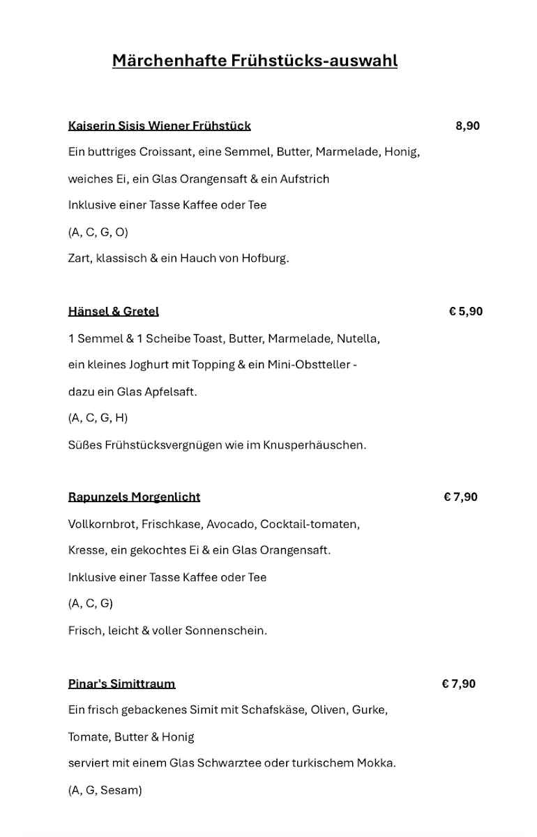 Speisekarte photo 1