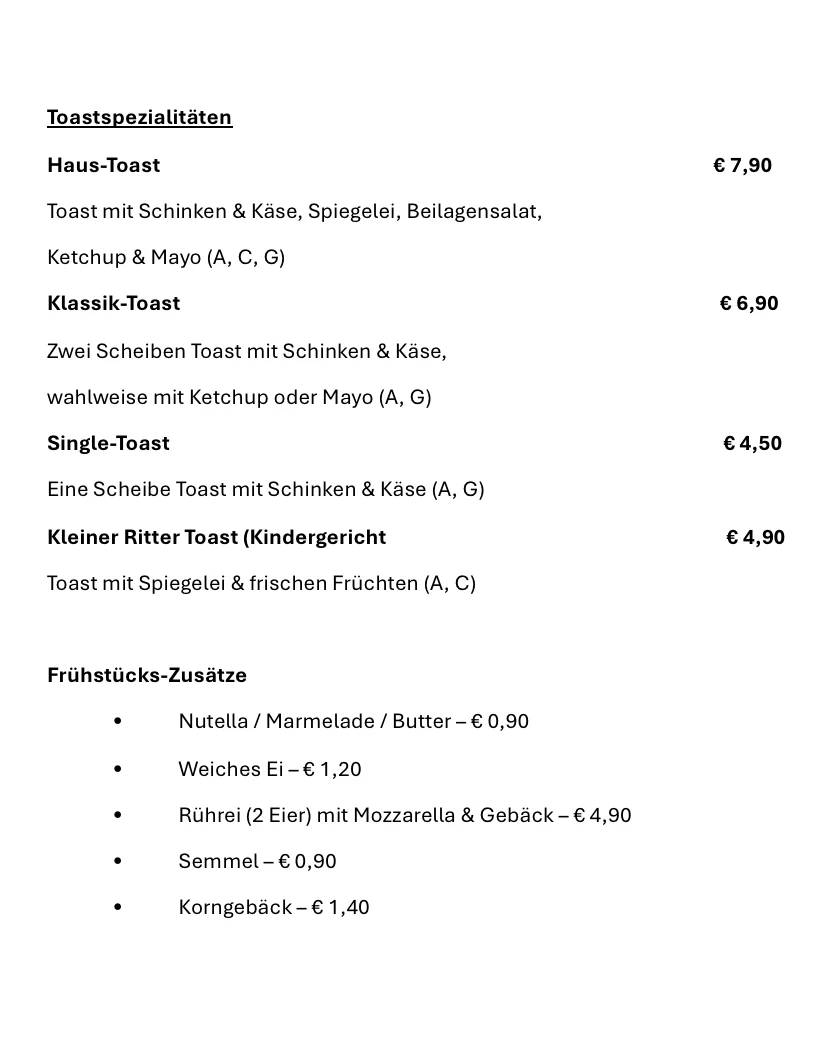 Speisekarte photo 3