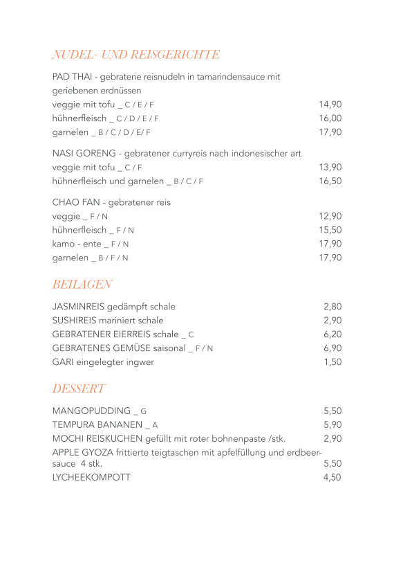 Speisekarte photo 5
