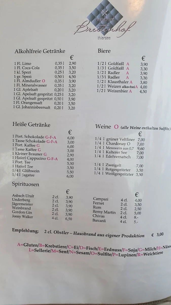 Speisekarte photo 6