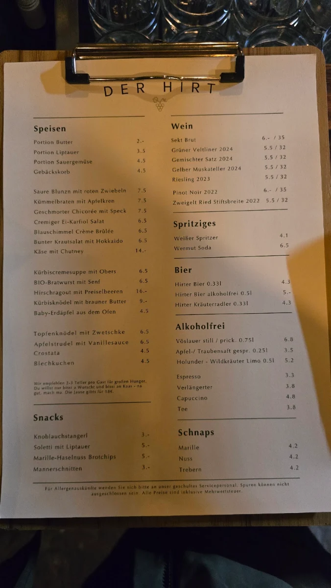 Speisekarte photo 3