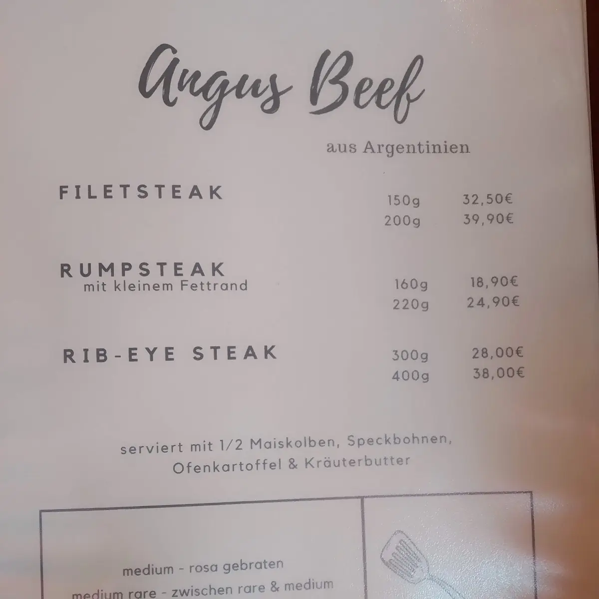 Speisekarte photo 7