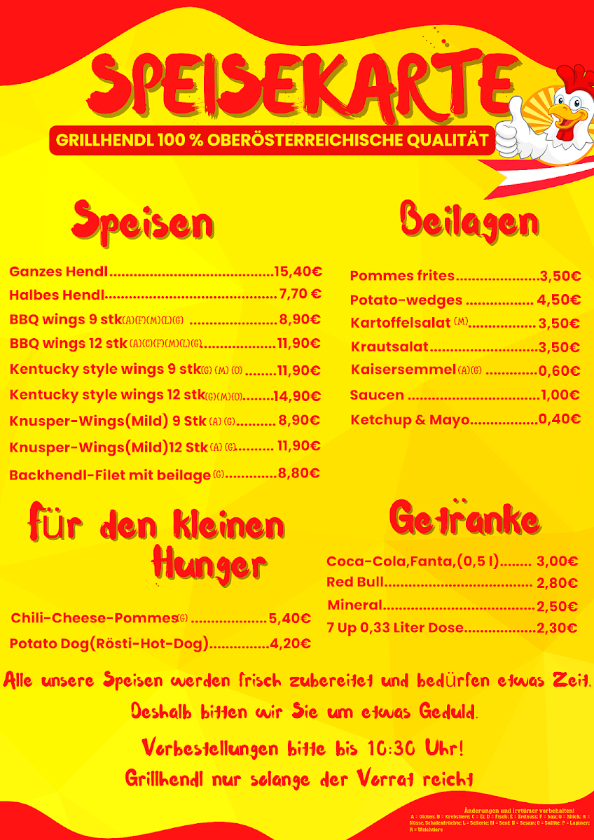 Speisekarte photo 1