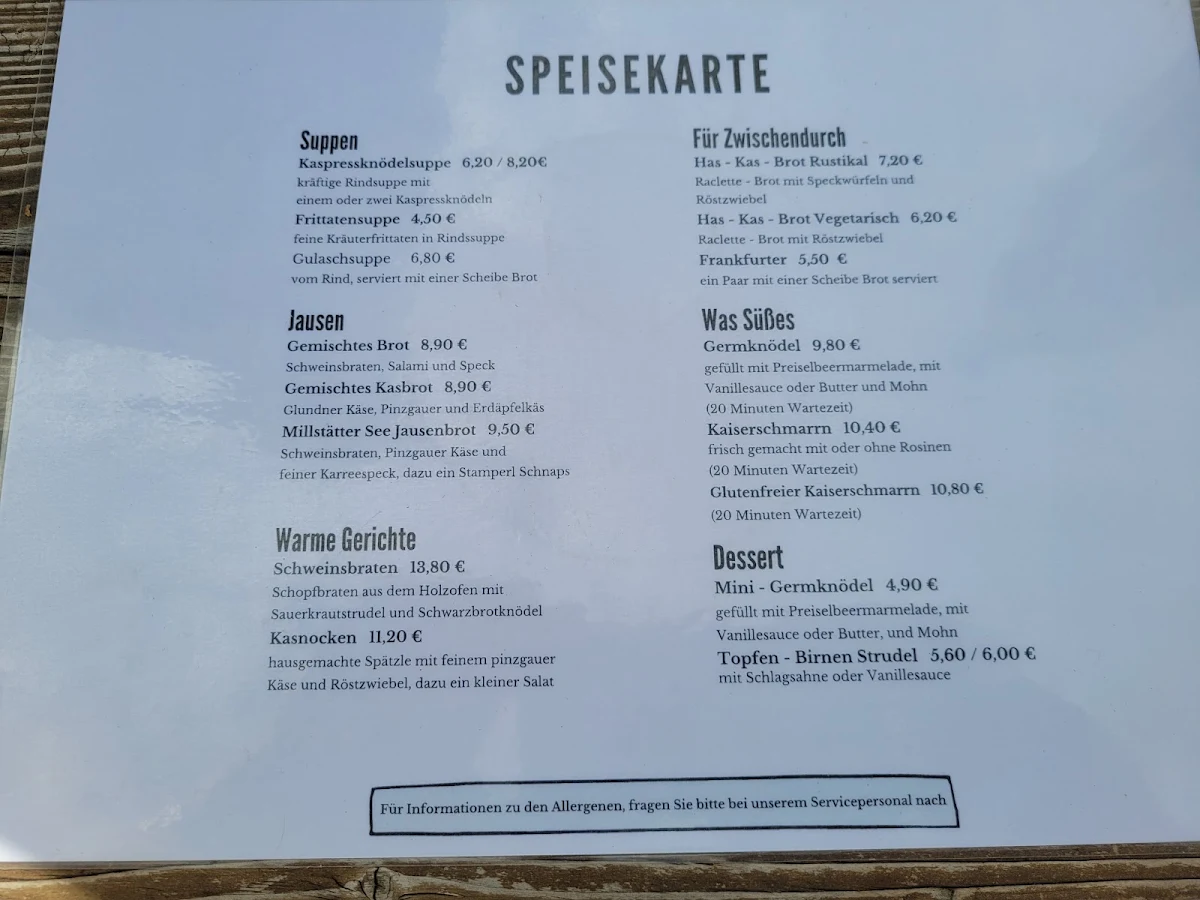 Speisekarte photo 5