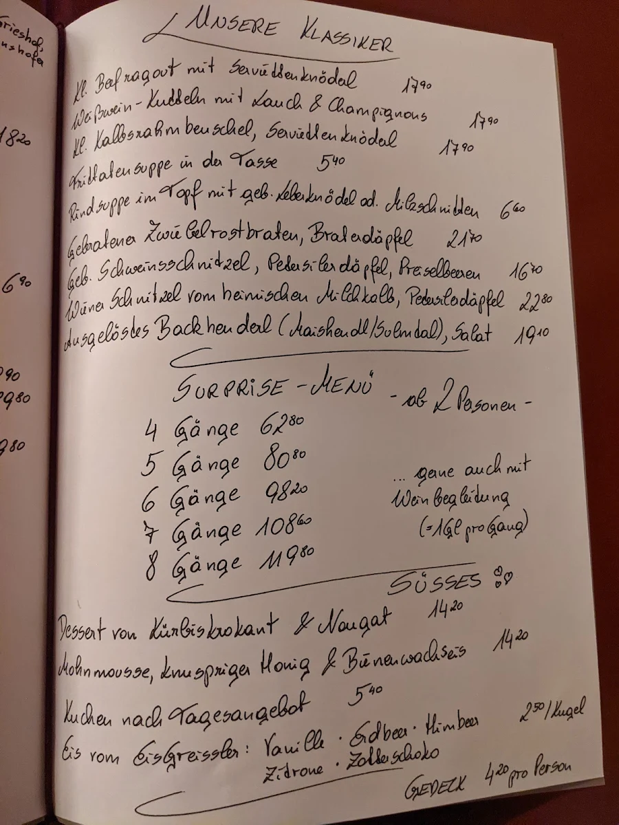 Speisekarte photo 5