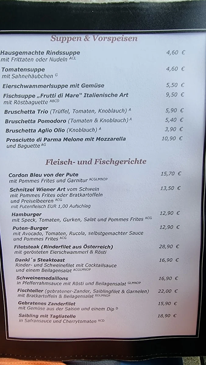 Speisekarte photo 1