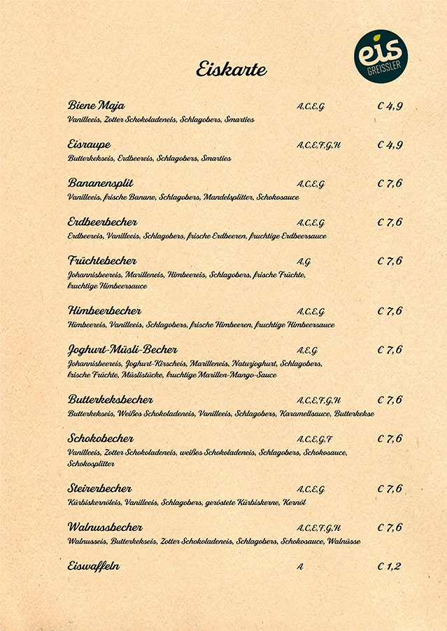 Speisekarte photo 4