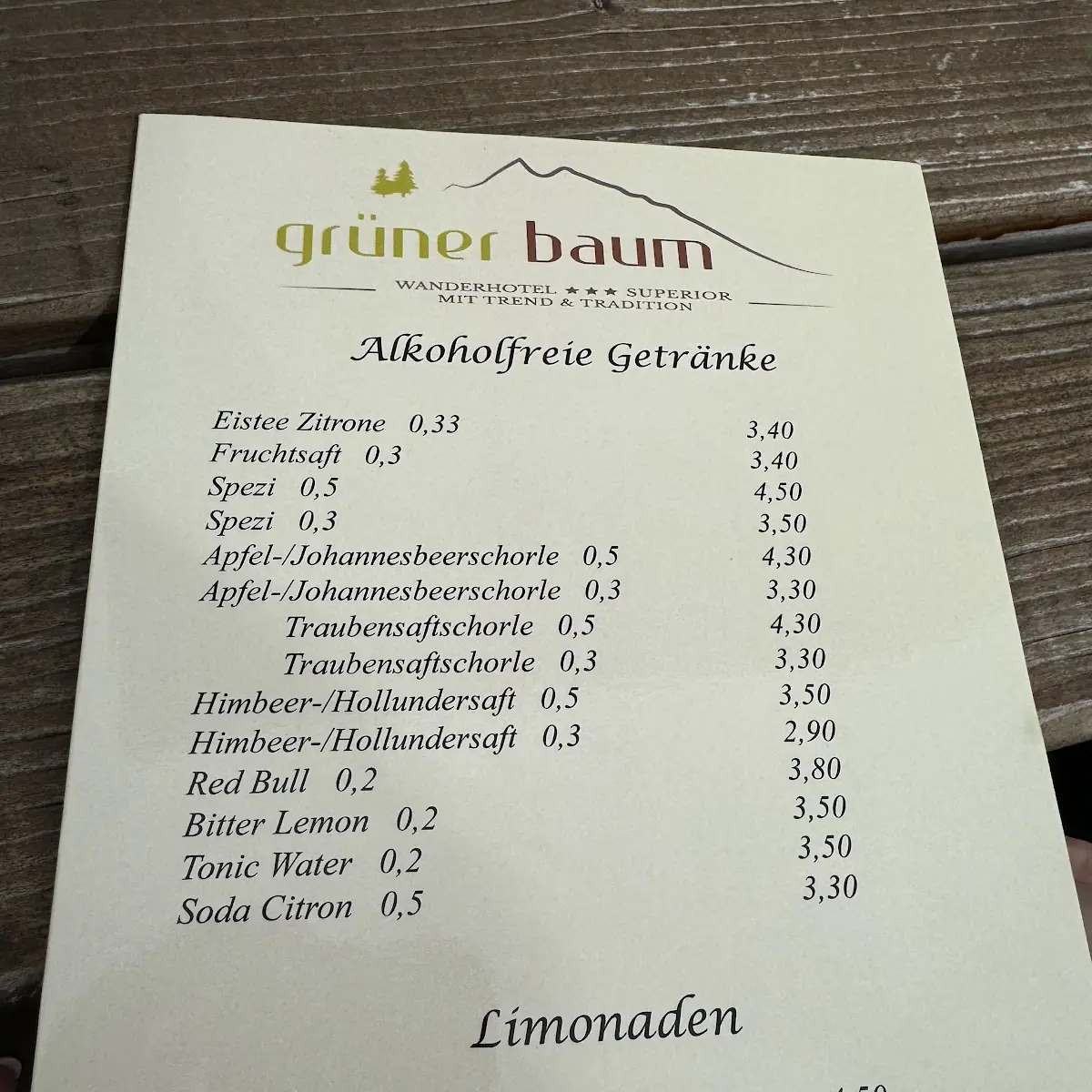 Speisekarte photo 2