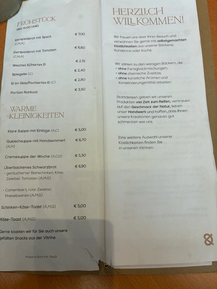 Speisekarte photo 2