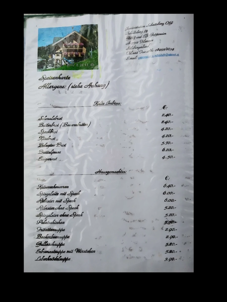 Speisekarte photo 2