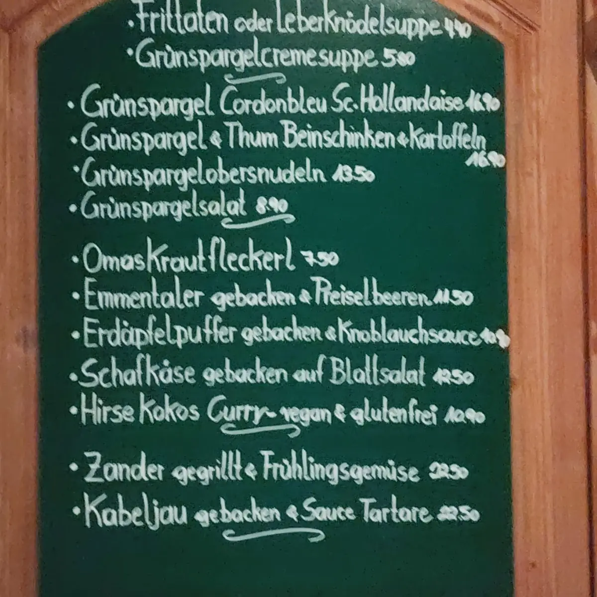 Speisekarte photo 2