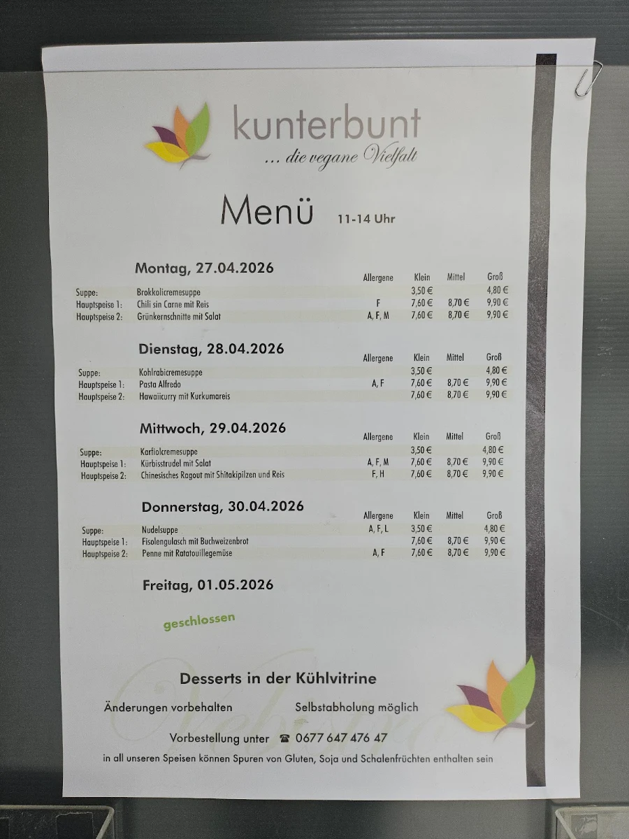 Speisekarte photo 1