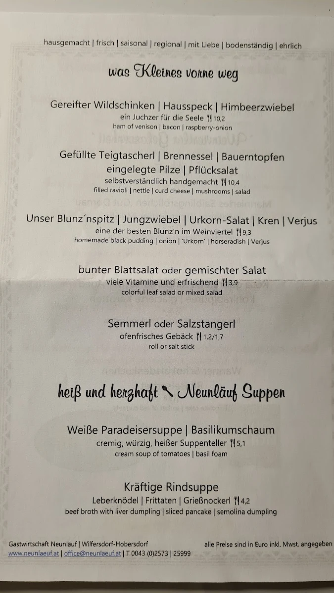 Speisekarte photo 9