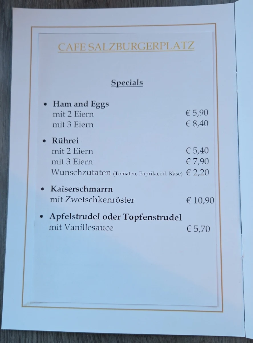 Speisekarte photo 1