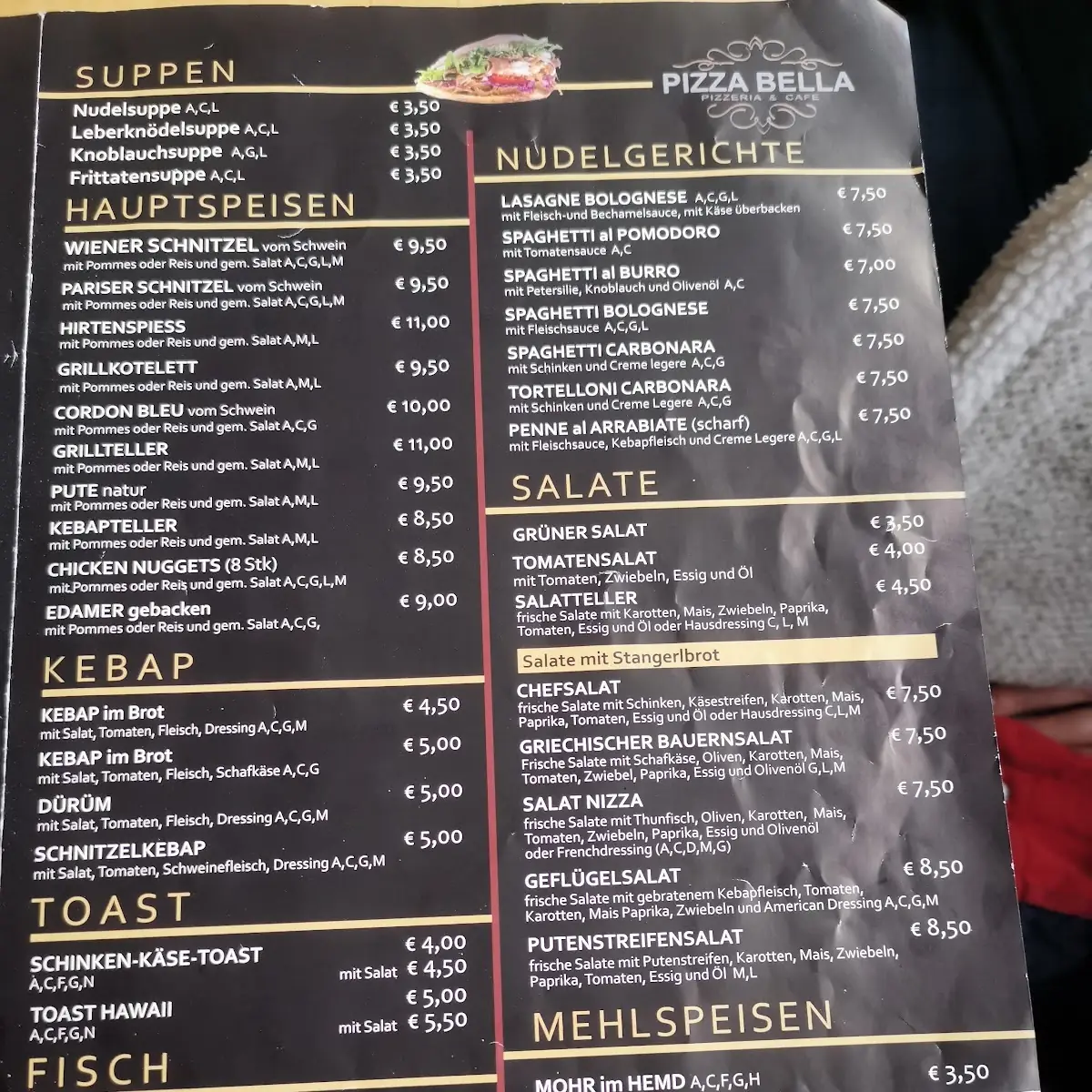 Speisekarte photo 1