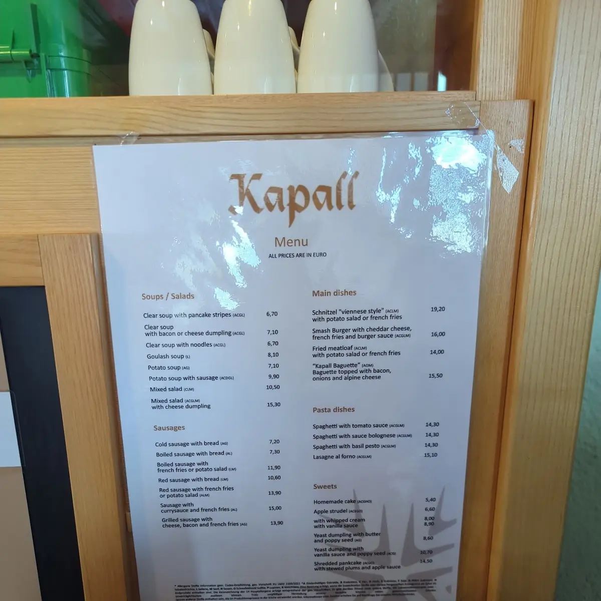 Speisekarte photo 4