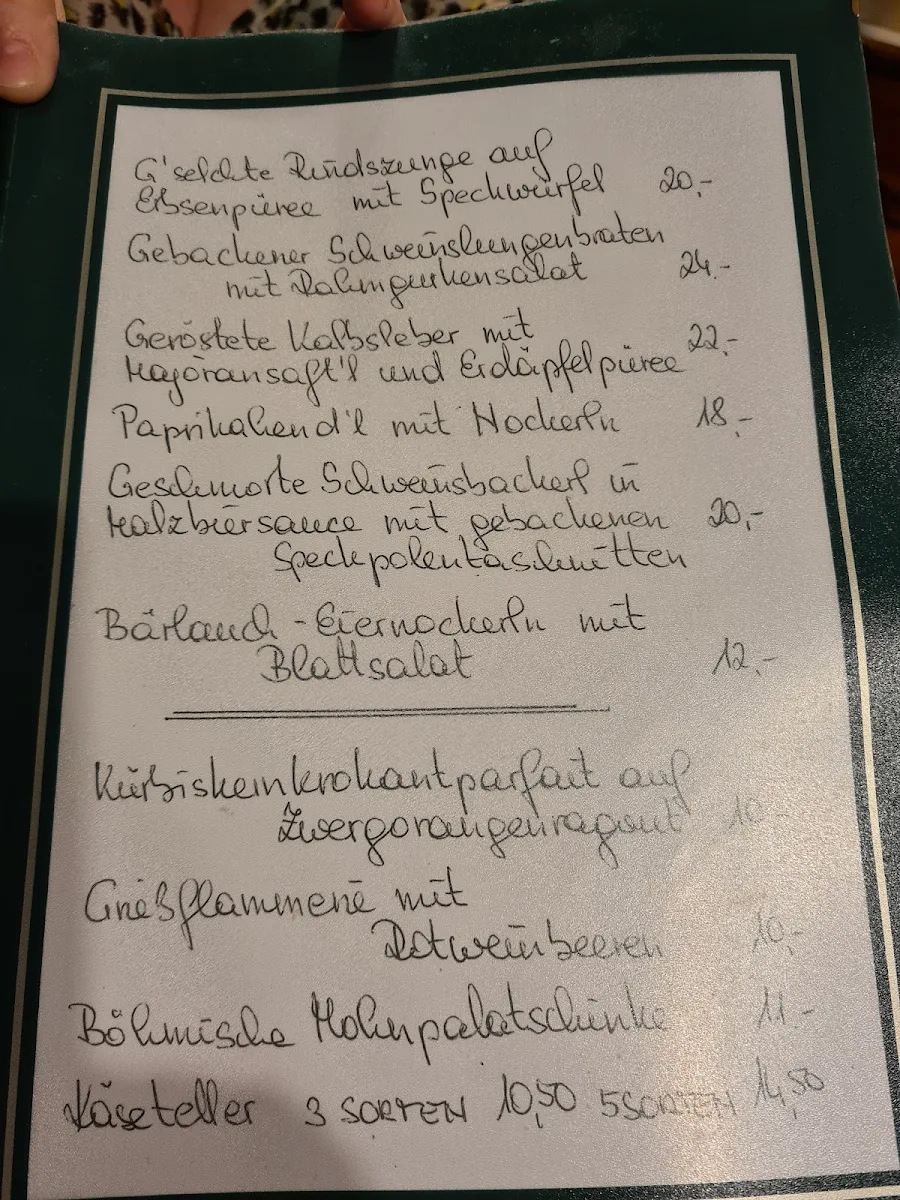 Speisekarte photo 1
