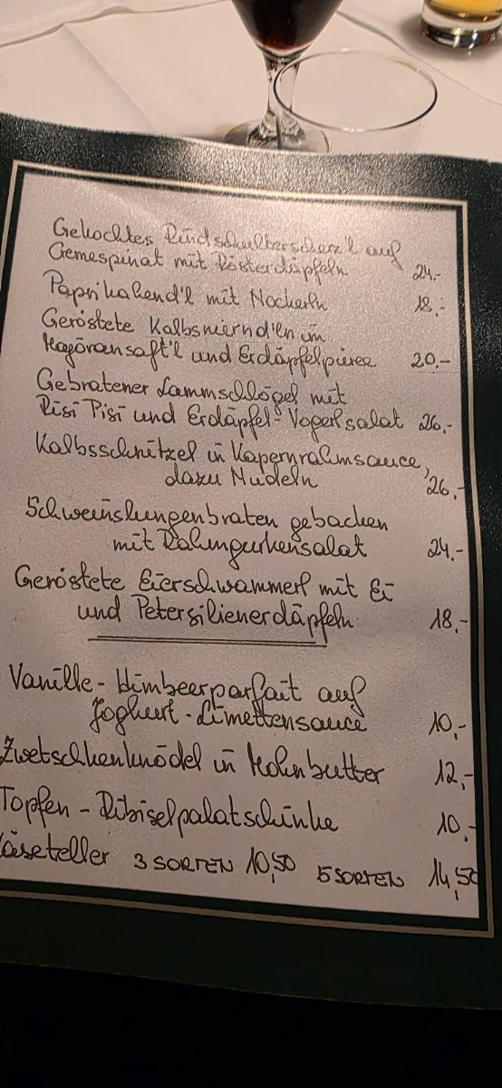 Speisekarte photo 2