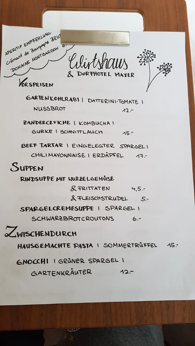 Speisekarte photo 1
