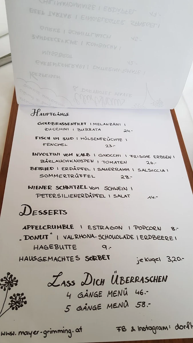 Speisekarte photo 2