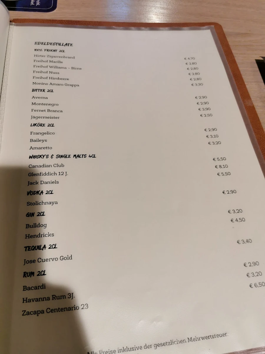 Speisekarte photo 4
