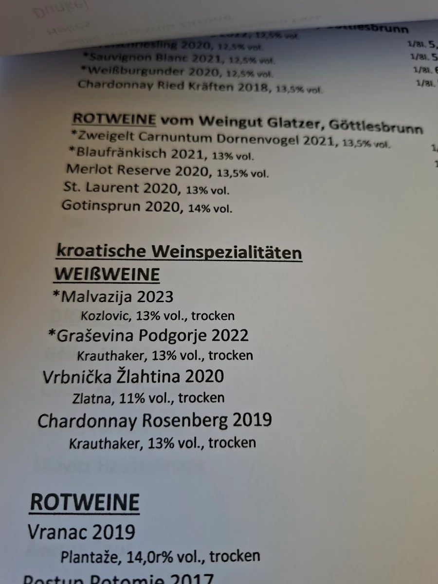 Speisekarte photo 3