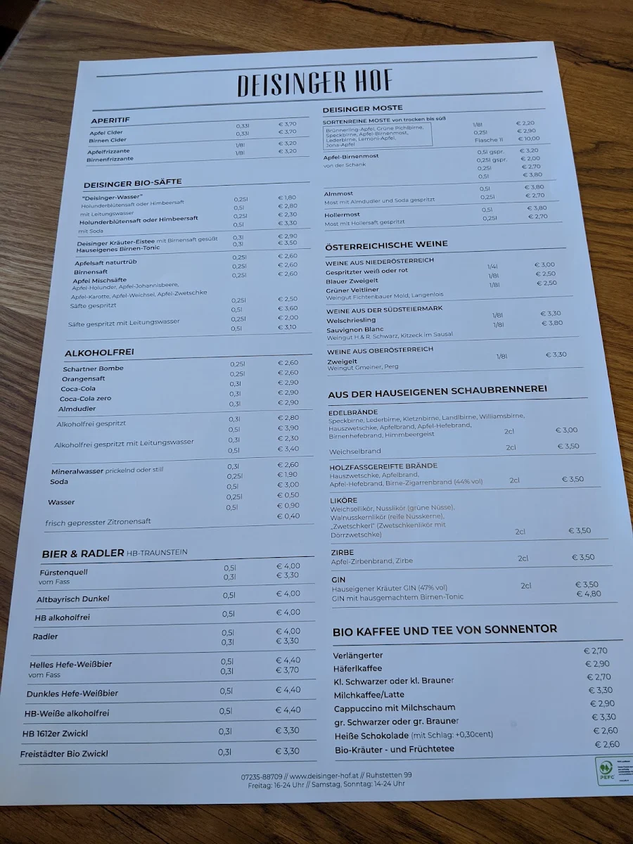 Speisekarte photo 4