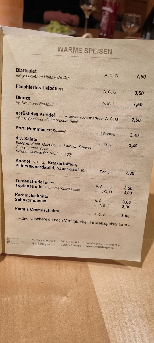 Speisekarte photo 4