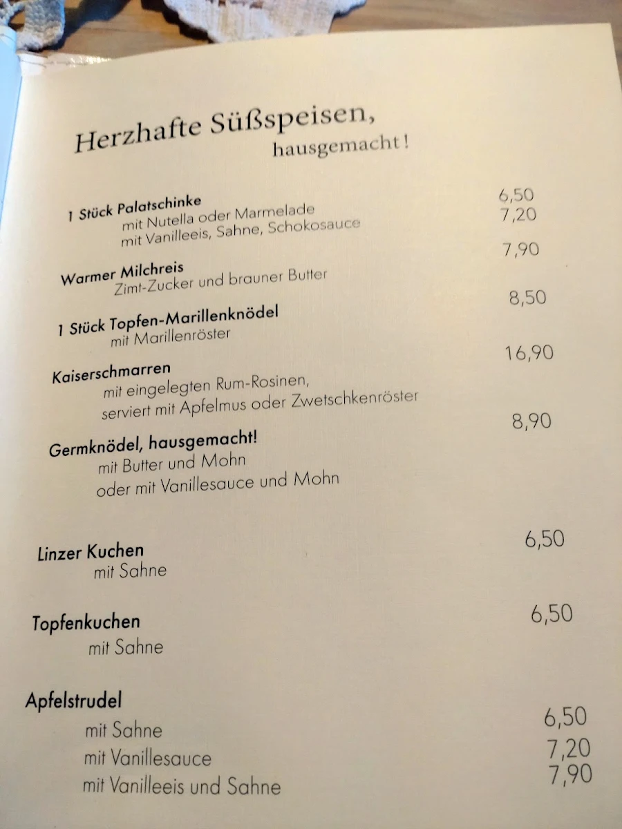 Speisekarte photo 3