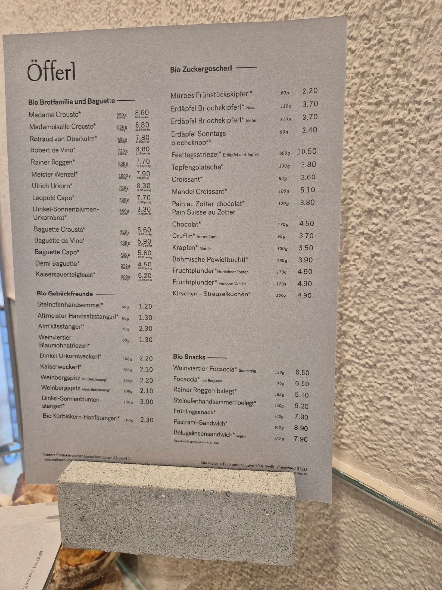 Speisekarte photo 1