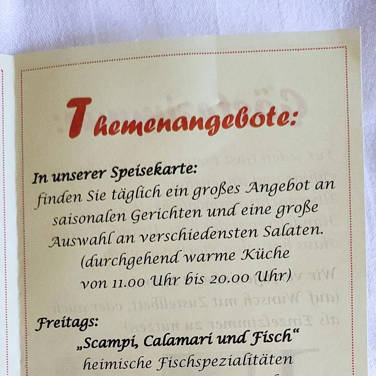 Speisekarte photo 8